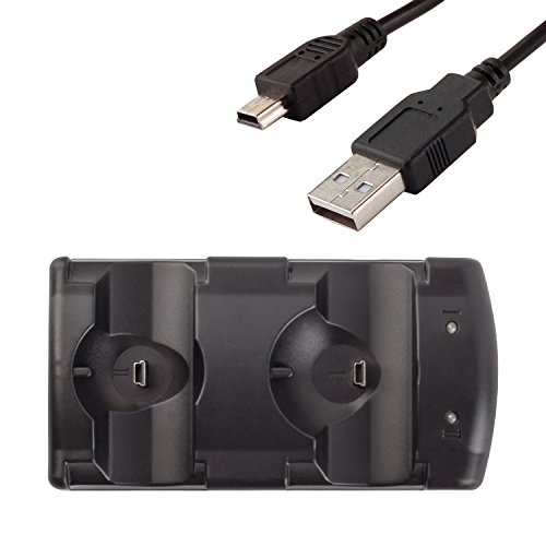 VSEER Playstation 3 Controller Charging Dock Charging Station 2 in 1