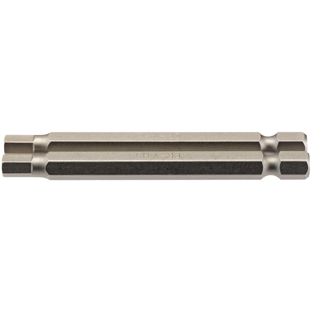 Draper 64322 5mm 1/4" Hex Hexagonal Insert Bit 75mm Long (2 Piece) — image 1