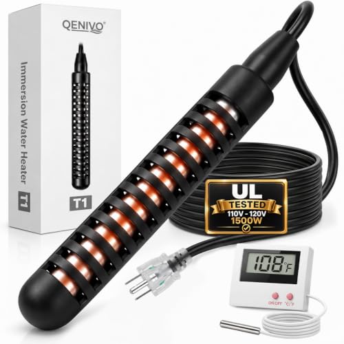 QENIVO 1500W Portable Water Heater