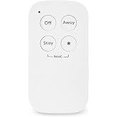 ADT Blu Key Fob Remote, Panic Button, Arm/Disarm, Plan Required | Home security system keychain remote, One-touch arm and disarm, ADT base compatible, ADT+ App
