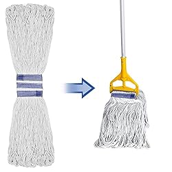 24 oz Loop-End Cotton String Mop Head, Heavy Duty
