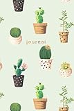 Journal: Green Cactus Notebook 175-Page College-Ruled Cactus Journal (Cactus Journals) (Volume 1) by Nifty Notebooks
