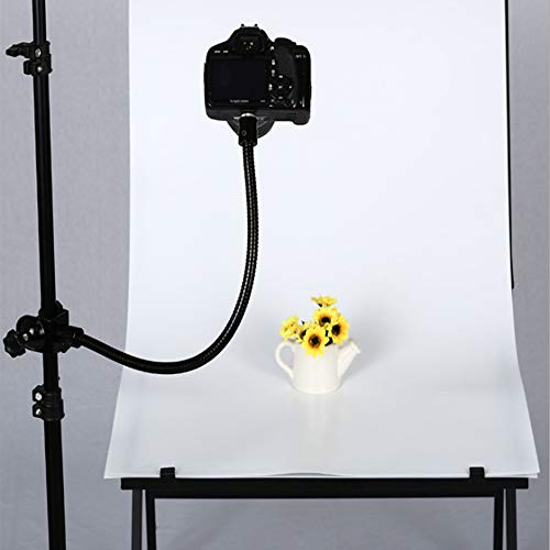 20" Ajustable Jaws Flex Clamp Mount Clip Gooseneck Extension with 1/4 Screw for Gopro Cameras Studio Stand Lighting Accessories