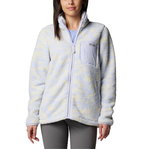 Columbia Women's West Bend Print Full Zip II, Snowdrift Highland Tonal, Medium