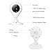 MiSafes 1280x720p HD C303-1 Mini Wireless Surveillance Camera with Microphone Speaker with 2 Way Talk & Remote Monitoring System for iOS & Andriod App, White