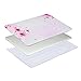 MOSISO MacBook Air 13 Inch Case (Release 2010-2017 Older Version), Plastic Flower Pattern Hard Case&Keyboard Cover&Screen Protector Only Compatible MacBook Air 13 (A1369&A1466), Pink Sakura