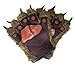 NOVELTY GIANT WWW.NOVELTYGIANT.COM Adult Text Friendly Furry Brown Werewolf Monster Hairy Costume Open Finger Gloves