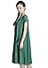 Minibee Women's Summer Solid Color Dress With Two Pockets