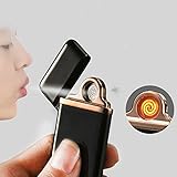Jobon Electronic Lighter ZB-576 USB Rechargeable Same Slim with iphone6 Smart IC on 7 seconds Automatically Extinguished