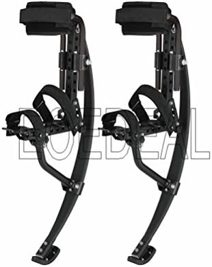 Skyrunner2018 NEW MODEL Jumping Stilts POGO STILTS Kangaroo Shoes Bouncing Spring stilts Men Women Fitness Exercise Black