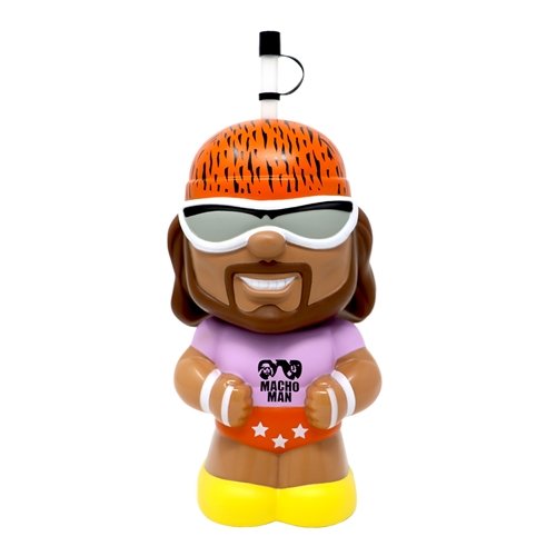 WWE Wrestling TeenyMates Big Sip Macho Man Randy Savage Bottle