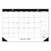 Nekmit 2020 Monthly Desk Pad Calendar, March 2020 - June 2021 Wall Calendar, Ruled Blocks, 16-3/4 x 11-4/5 Inches, Black primary