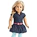 American Girl Indigo Bubble Dress for 18 inch Dolls