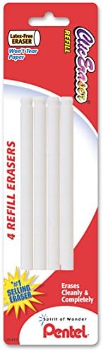 Pentel Refill Eraser For Clic Eraser Pack Of 4 (Zerbp4-K6)