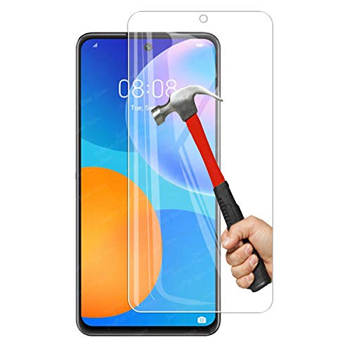 KP TECHNOLOGY Huawei P Smart 2021 Premium Quality Genuine Tempered Glass Explosion & Shatter Proof Screen Protector Guard Cover for Huawei P Smart 2021 (Huawei P Smart 2021 Screen Protector)