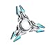 Newest Spinner Fidget Metal, Tri-Spinner Hand Spinner Fidget, Hybird Bearing, New Style Novelty Toy, Kids Adult Focus Desk Toy (Blue)