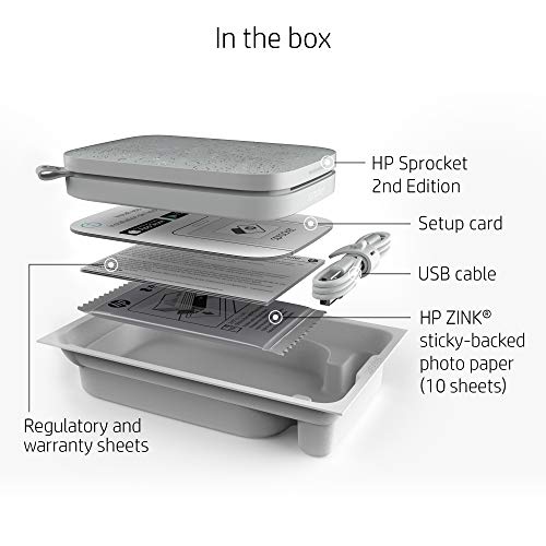 HP Sprocket 2x3 Photo Printer - Image 6