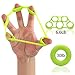 Finger Stretcher Hand Resistance Grip Silicone Rings Bands Hand Extensor Set Strength Trainer For Golf Grip, Guitar Finger, Forearm Exercise, Cycling, Climbing, Prevention And Rehab-2 Pcs