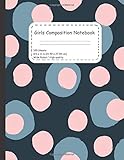 Paperback Girls composition Notebook: Modern Notebook and journal designed especially for girls and printed on high quality to use it for school or taking notes . 100 ligned pages 8.5*11 in . Book