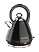 BLACK+DECKER 1.7L Stainless Steel Electric Cordless Kettle, Black, KE2900B,Small