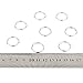 200 PCS Open Jump Rings Stainless Steel Connectors DIY Jewelry Findings 20mm (Silver Plated)