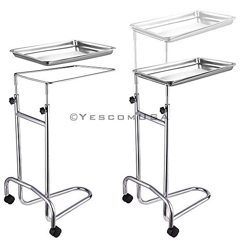 image for Generic 19x13x1 Inches Mayo Instrument Stand Adjustable Height w/Remov