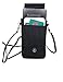 Naoki British Style Linen Mobile Cellphone Pouch Mini Messenger Shoulder Bag Coin Purse Wallet Handbag with Two Pockets for iPhone 7 7plus Galaxy note5 S7 Credit Card Keys Money etc(11 Paris)