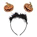 Set of 4 Halloween Pumpkin Witch Spider Headbands by Spooktacular Creations for Halloween Party Supplies, Cosplay, Photo Booth (One Size Fit All)