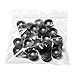 (24 Pack) Black Cone Lined Cap (22/400)