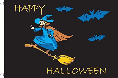 AZ FLAG - Halloween Witch Flag - 2x3 Ft - 100D Polyester Halloween Banner with Two Metal Grommets - Fade Resistant - Vivid Colors - 2' x 3' Feet - 90x60 Cm