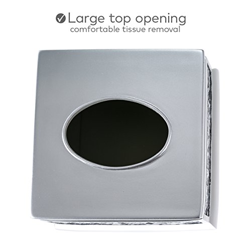 Creative Scents Square Tissue Box Cover, Decorative Tissue Holder is