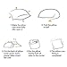 Christmas Throw Pillow Cover Set of 4 Holiday Decor Pillowcase Cushion Cover Square Decorative Pillow Cover for Sofa Couch Bed and Car, 18