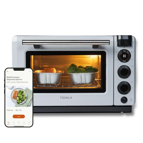 Tovala Smart Oven, 5in1 Air Fryer Oven Combo Air Fry, Toast, Bake
