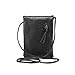 Universal Crossbody Bag Purse Cell Phone Pouch Multipurpose Soft PU Leather Wallet Moblie Phone Carrying Cases Shoulder Bag with Shoulder Strap for Smartphone Under 6.2' from WaitingU -Black