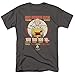 One-Punch Man Japanese Superhero Parody Workout T Shirt & Stickers (Large) Charcoal