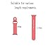 Apple Watch Band - WantsMall Soft Silicone Sport Style Replacement iWatch Strap for 38mm Apple Watch Models (Coral)