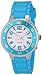 Casio Women's LTP1331-2AV Sport Turquoise Bezel and Matching Resin Strap Watch