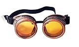 Minidot Steampunk Antique Safety Goggles (Copper Orange)