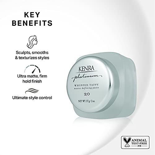 Kenra Platinum Whipped Taffy 20 Matte Defining Paste Delivers An
