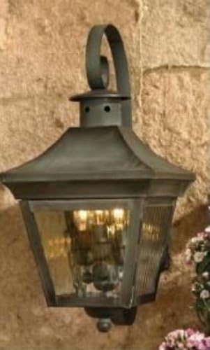 By Artistic Lighting-Baymont Collection Charcoal/Aged Copper Finish Solid Brass Lanterns