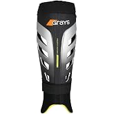 GRAYS G800 Shinguards Size: Large Black/Silver