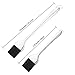 GEEKHOM Basting Brushes 12+7.5 Inch Pastry Brush with 2 Pack Silicone Heads for Cooking Baking Barbecue Grill Breakfast Butter Oil BBQ Fish Sauce Turkey Baster Food, Kitchen Utensils Gifts for Dad Mom