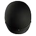 VCAN V5 Cruiser Solid Flat Black Unisex Adult Motorcycle Half Helmet (Large)