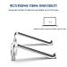 Ergonomics Silver Aluminum Laptop Stand with USB3.04thumb 2