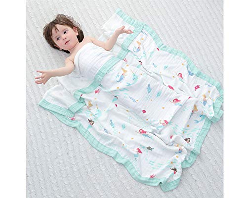 mermaid muslin blanket