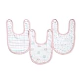 ideal baby by the makers of aden + anais little bib 3 pack, owls