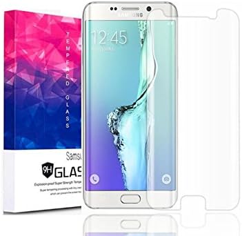 LIZA Galaxy S6 Edge Screen Protector,3D Curved,HD Clear,9H Hardness,98% Cavorage,Case Friendly,Tempered Glass Screen Protector for Samsung Galaxy S6 (clear)