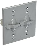 Morris 37291 Switches 2-Gangs Weatherproof Toggle