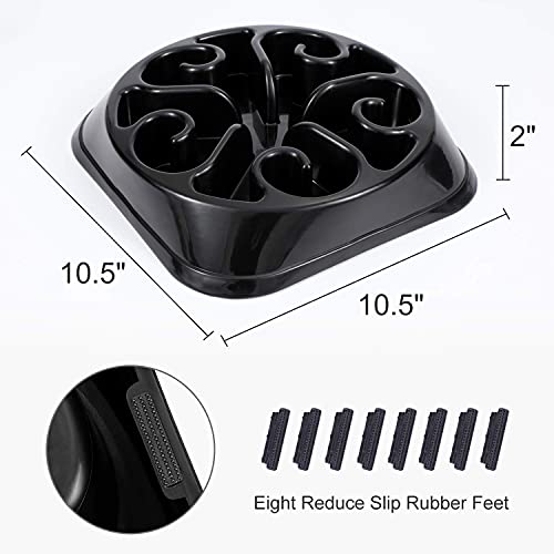 JasGood Große Hundenapf für langsames Essen, Slow Feeder Fressnapf und Trinken Wasser Gesunde Ernährung Diät Aufblasen Umweltfreundlich, Ungiftig, Verhindert Verschlucken, für Haustier, Hund, Spaß