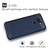 LG V30 Case, LG V30 Plus Case, AnoKe Ultra [Slim Thin] Hybrid Shock Absorption Scratch Resistant Soft TPU Grip Soft Skin Silicone Bumper Full-body Protective Cases Cover For LG V30 HWLS Blue